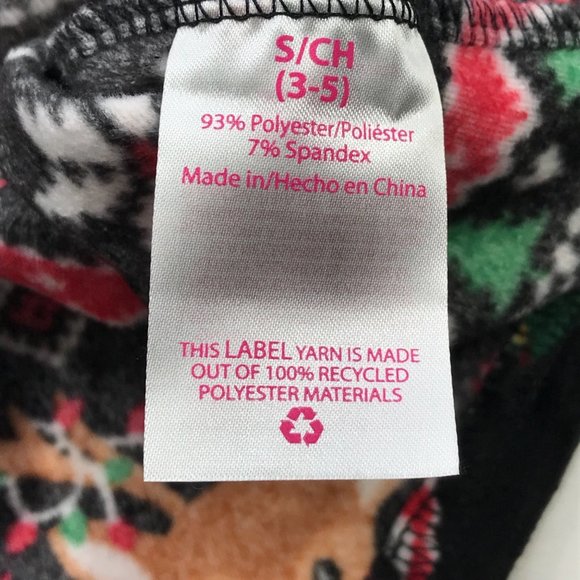 No Bo Junior's Christmas Plush Hooded Pullover Deer Ho Ho Size Sm 3-5 Black New - Picture 6 of 16